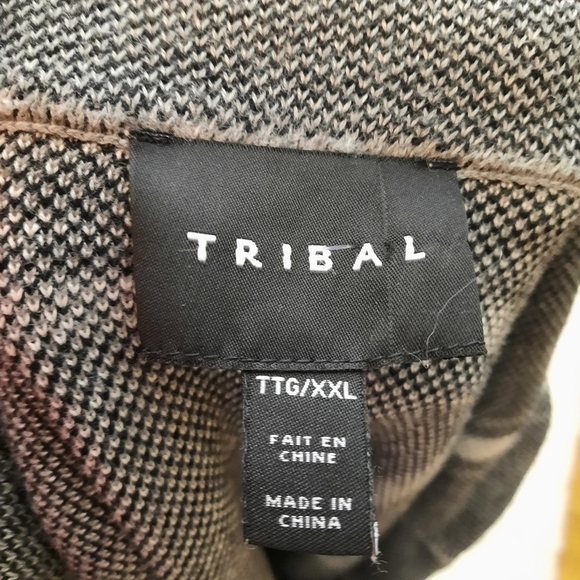 🌟 Tribal plaid car coat jacket size XXL - Picture 6 of 7